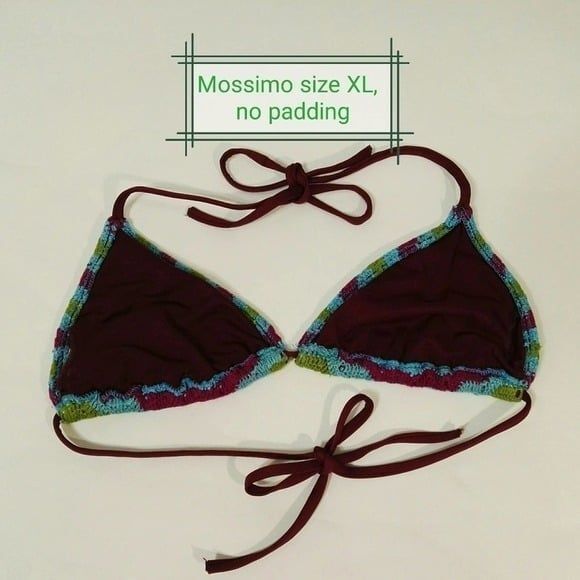Mossimo Triangle String Bikini Top  XL - Picture 4 of 4